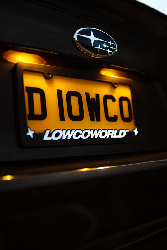 USDM Plate Frame - Chrome