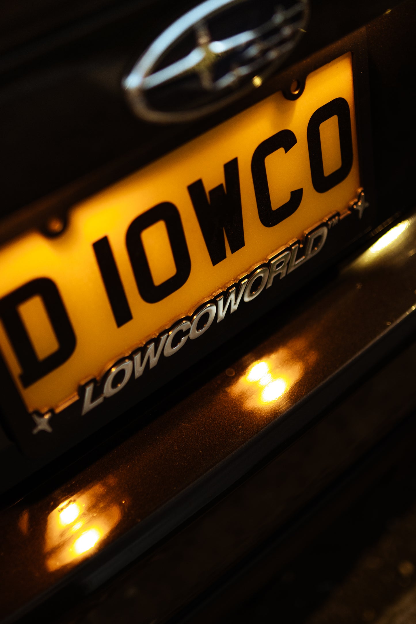 USDM Plate Frame - Chrome