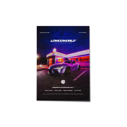 Afterhours Vol.1 Event Poster